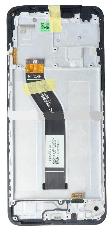 LCD screen Xiaomi Redmi 14C 4G/Poco C75 ar touch screen un frame Melns original (service pack)