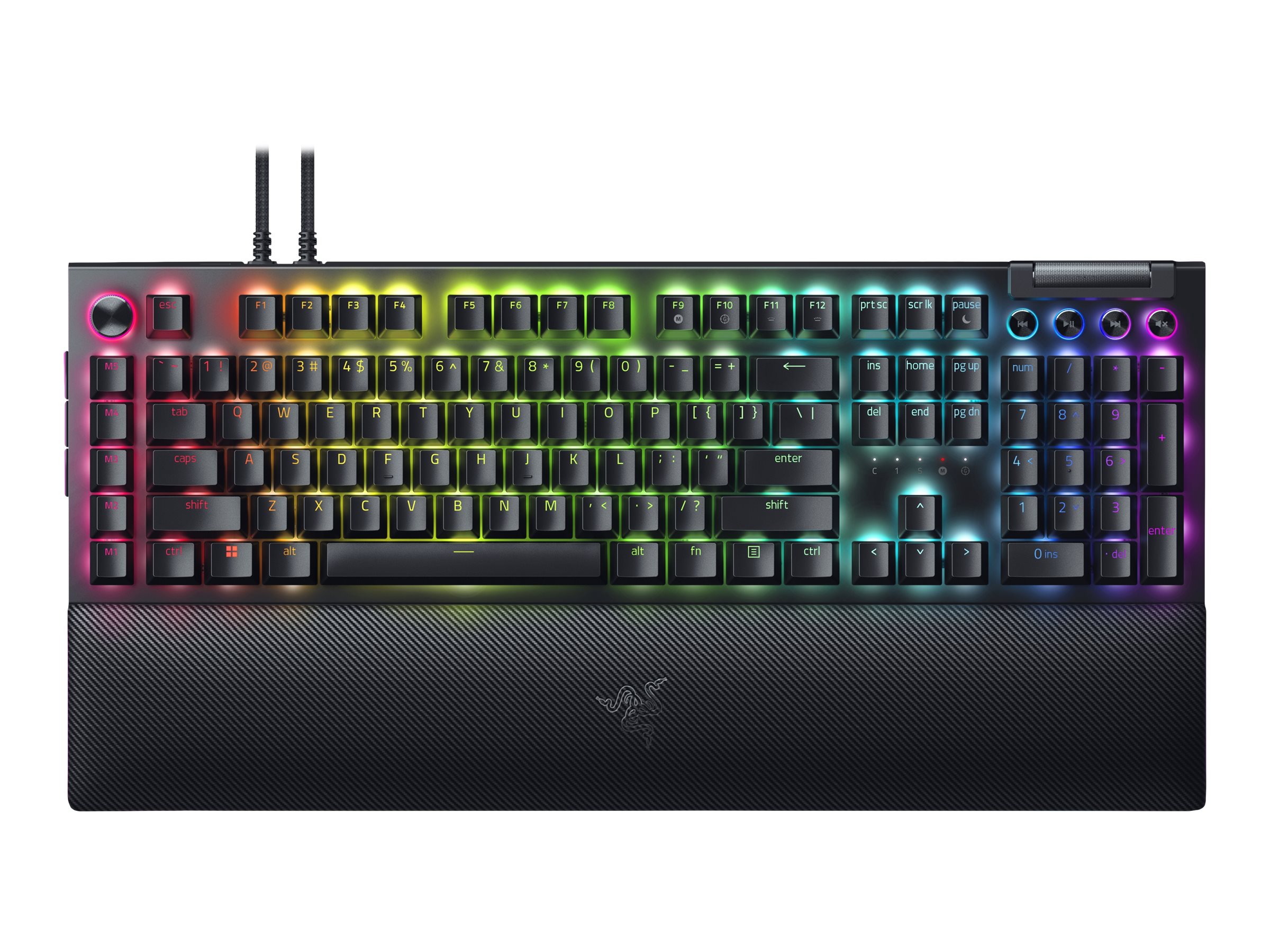 RAZER BlackWidow V4 Pro tastatūra zaļa
