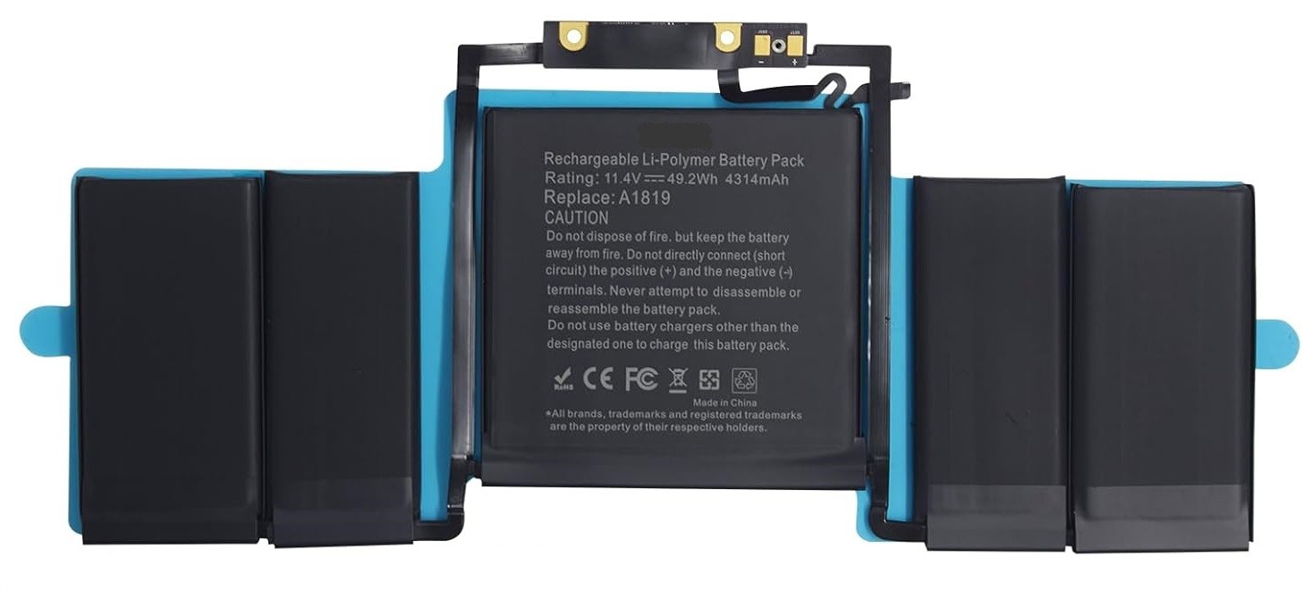 Baterija ORG priekš A1706/A1819 (MacBook Pro 15 Late 2016 - Mid 2017)