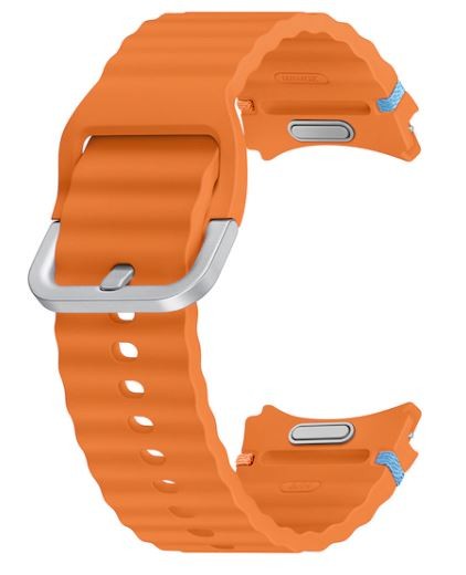 Watch Band ET-SNL30SOE Samsung Galaxy Watch 4/4 Classic/5/5 Pro/6/6 Classic/7/FE Sport Siksniņa S/M oranžs
