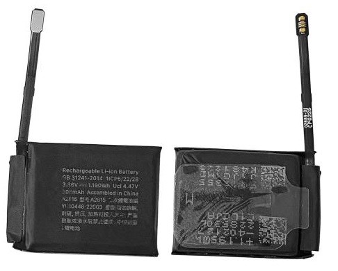 Baterija ORG priekš Watch Series 8 45mm 308mAh A2815