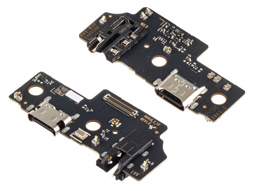 Flex Samsung A055 A05 priekš plugin, microphone, headphone connector original (service pack)