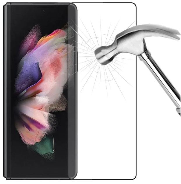Screen protection glass "5D Full Glue" Samsung F946 Z Fold5 Outer melns bulk
