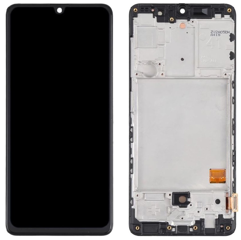 LCD screen Samsung A415 A41 2020 ar touch screen un frame Melns (TFT version) HQ