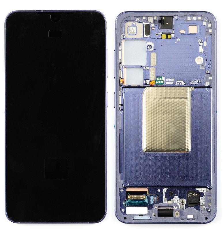 LCD screen Samsung S921 S24 ar touch screen un frame Cobalt Violets original (assembled service pack)