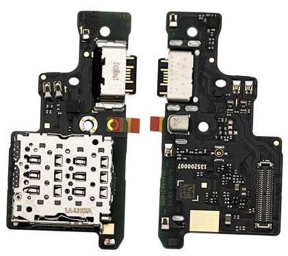 Flex Xiaomi Redmi Note 14 4G ar charging connector un microphone, SIM card contact original (service pack)