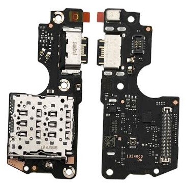 Flex Xiaomi Redmi Note 14 Pro 4G ar charging connector un microphone, SIM card contact original (service pack)