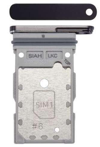 SIM kartes turētājs Samsung S938 S25 Ultra Titanium Jetblack oriģināls (servisa iepakojums)