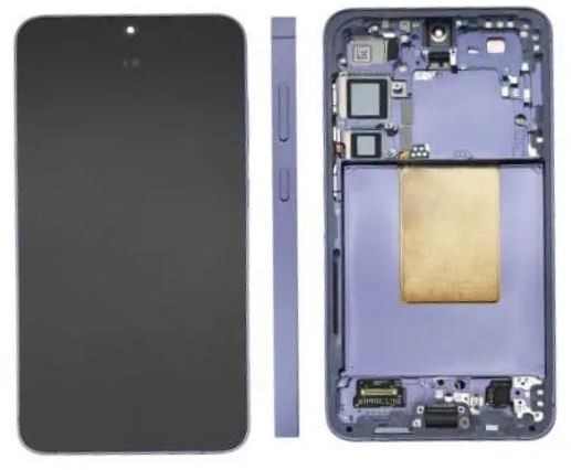 LCD screen Samsung S926 S24 Plus ar touch screen un frame Violets original (used Grade B)