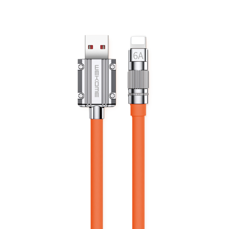WEKOME WDC-186 Wingle Series - USB-A to Lightning Fast Charging Connection kabelis 1 m (oranžs)