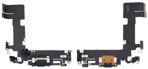 Flex priekš iPhone 13 priekš charging connector ar microphone Zaļš original (used Grade A)