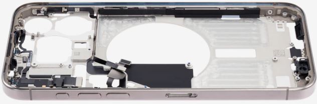 Vidējais korpuss iPhone 15 Pro Dabisks titāns oriģināls (lietots A klases)