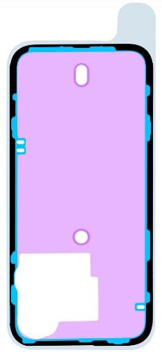 Sticker priekš aizmugurējais vāciņš iPhone 15 Pro original (service pack)