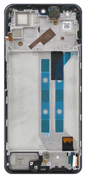 LCD screen Xiaomi Redmi Note 11 Pro/Redmi Note 11 Pro 5G/Poco X4 Pro 5G ar touch screen ar frame Graphite Pelēks original (used Grade A)
