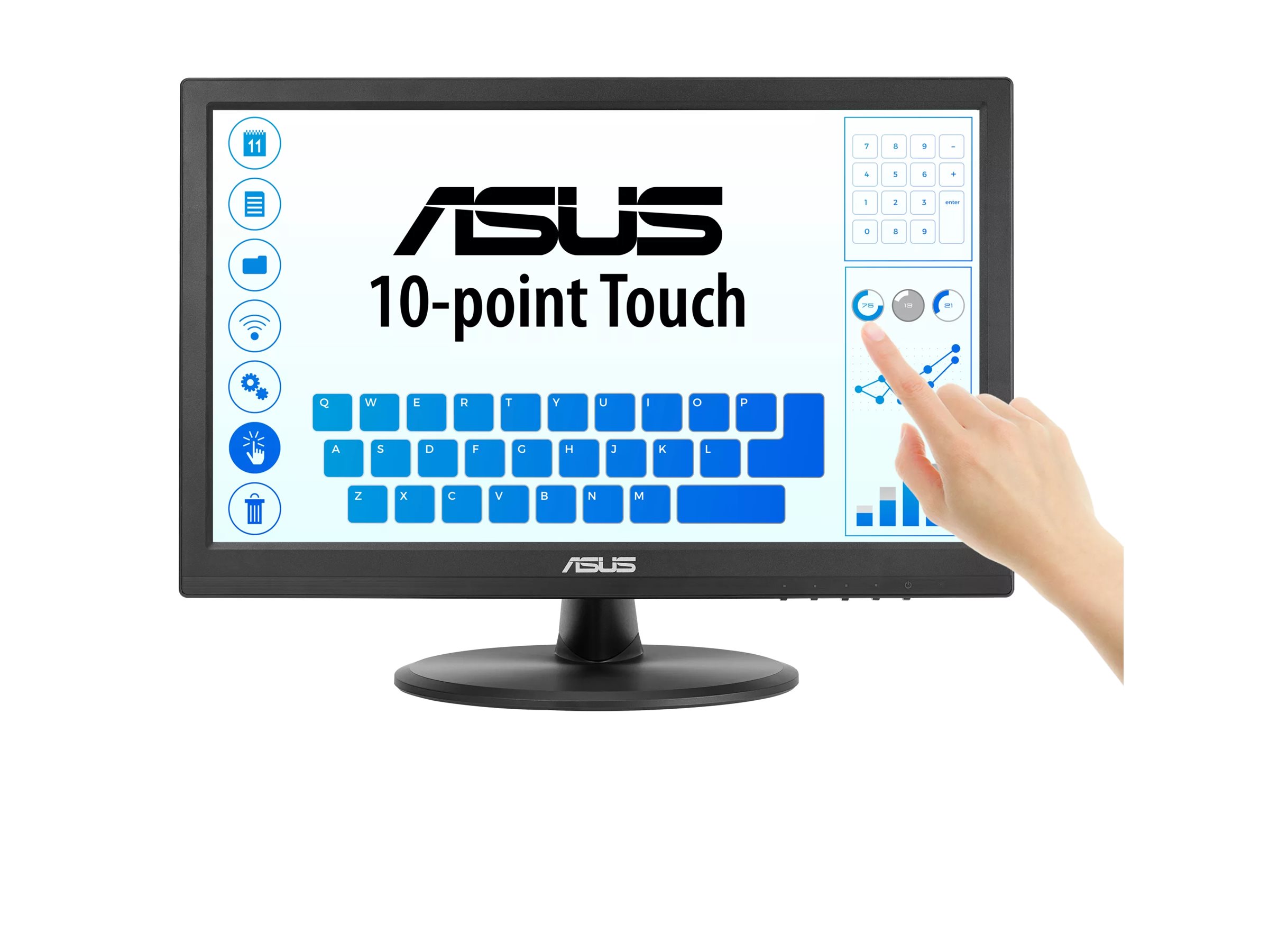 ASUS VT169HE skārienjutīgais monitors 15.6 collu IPS