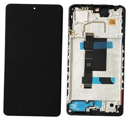 LCD screen Xiaomi Redmi Note 12 Pro 5G/Poco X5 Pro 5G ar touch screen ar frame Midnight Melns original (used Grade B)