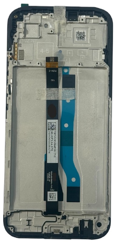 LCD screen Xiaomi Redmi 15C 4G (Europe)/Poco C85 4G (Europe) ar touch screen ar frame Melns original (service pack)