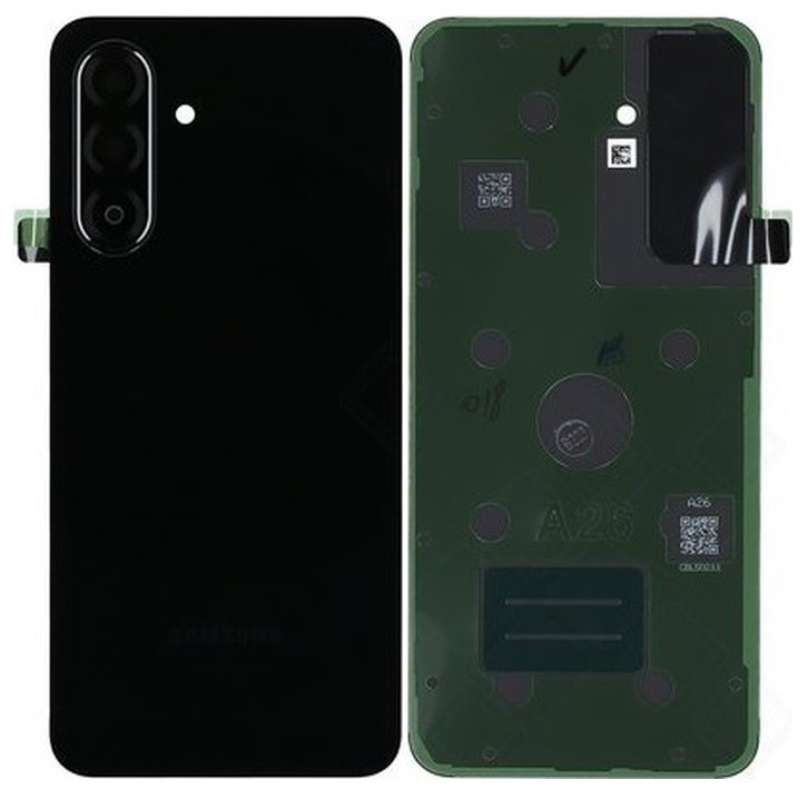 Aizmugurējais vāciņš priekš Samsung A266 A26 5G Melns original (service pack)