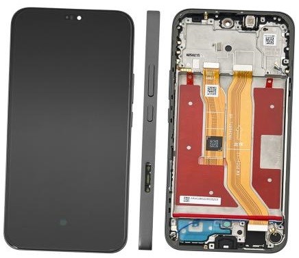 LCD screen Huawei Honor 400 Lite with touch screen with frame Velvet melns original (service pack)