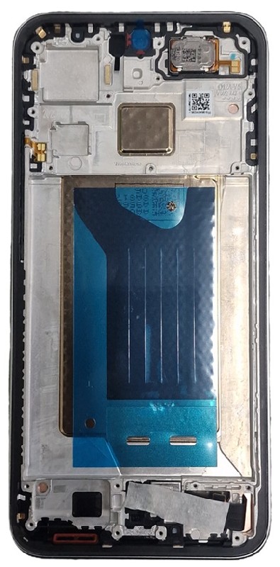 LCD screen Xiaomi 15T 5G ar touch screen ar frame Pelēks original (service pack)