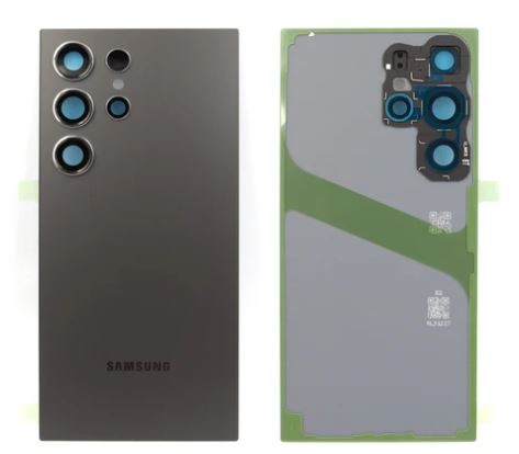 Aizmugurējais vāciņš priekš Samsung S928 S24 Ultra Titanium Melns original (used Grade C)