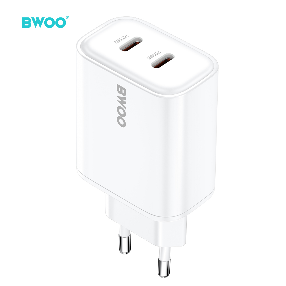BWOO CDA206 PD 35W Sienas lādētājs 1x USB-C port balts