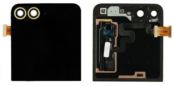 LCD screen Samsung F741 Z Flip6 5G ar touch screen (Outer) Dzeltens original (used Grade A)