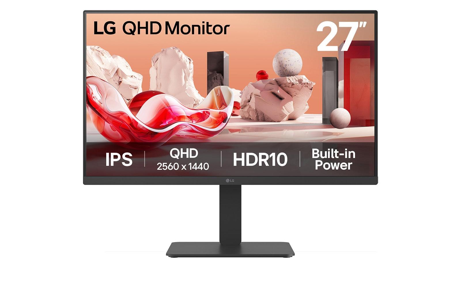 Monitors LG 27" Quad HD 2560x1440 LCD 27BA54QB-B