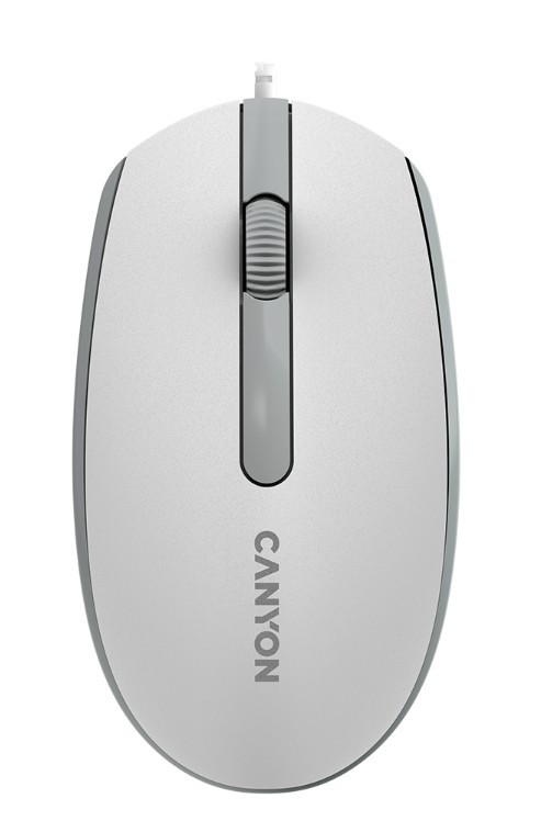 Mouse CANYON M-10 (CNE-CMS10WG) optical, balts pearl