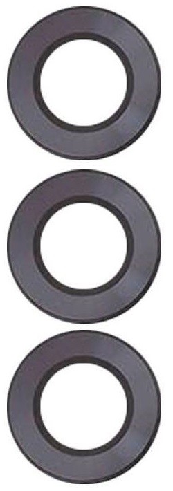 Samsung S731 S25 FE lens priekš camera Melns (only lens 3pcs) ORG