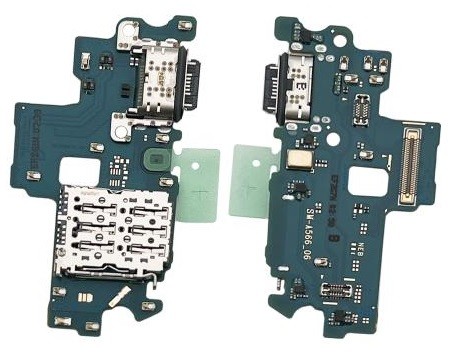Flex Samsung A566 A56 5G priekš plugin, microphone, SIM reader originali (used Grade A)