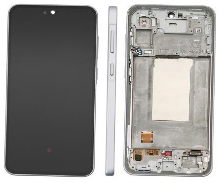 LCD screen Samsung A366 A36 5G ar touch screen un frame Awesome Lavender original (used Grade B)