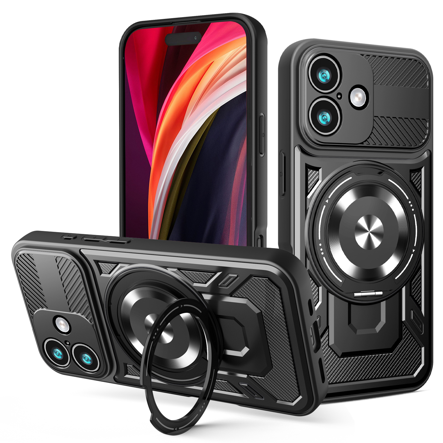 Defender Armor Mag Maciņš Xiaomi Redmi Note 15 5G (EU) Melns