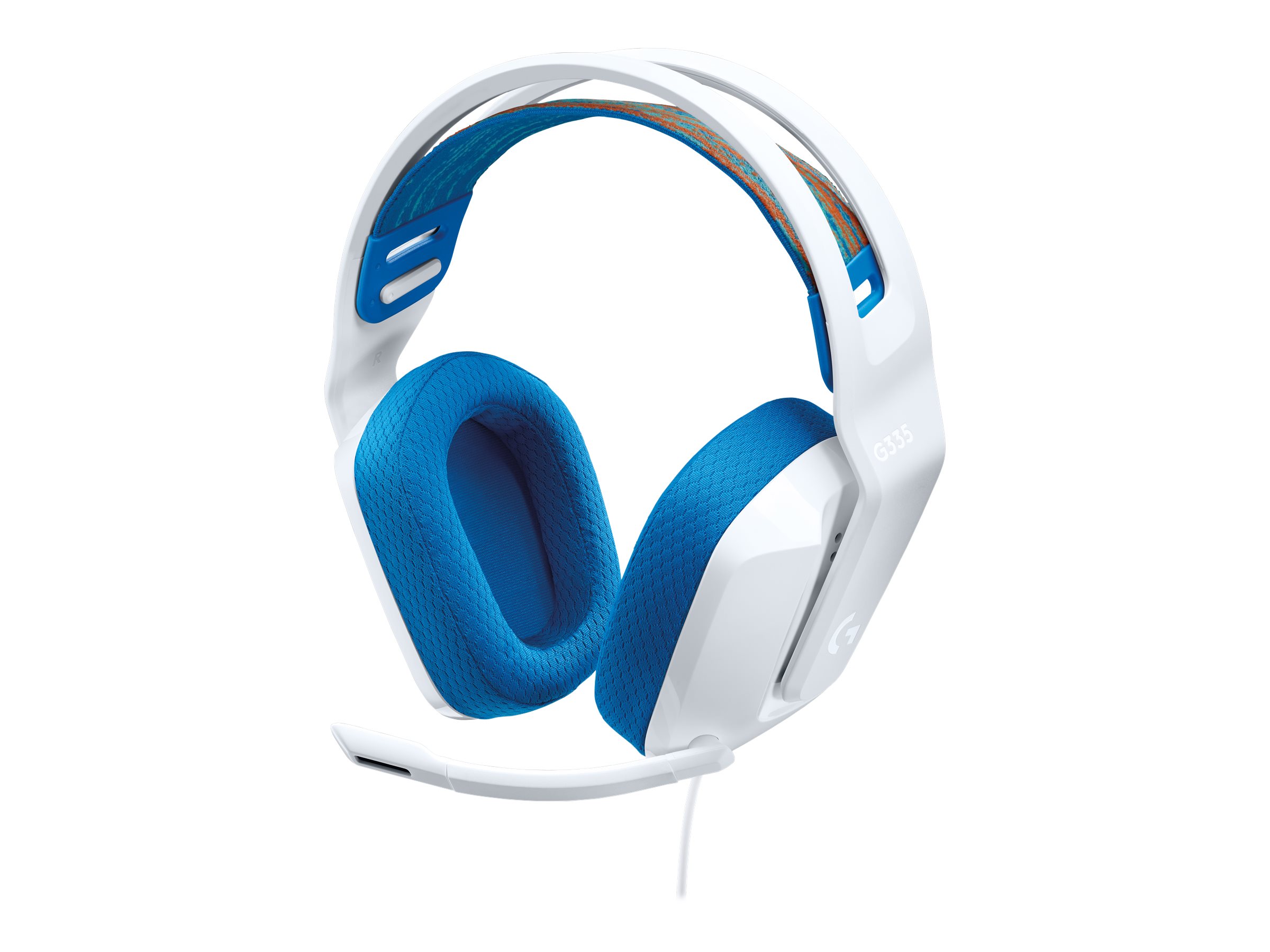 Logitech G335 vadu spēļu austiņas baltas