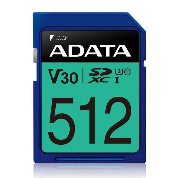 SDXC atmiņas karte ADATA 512GB V30