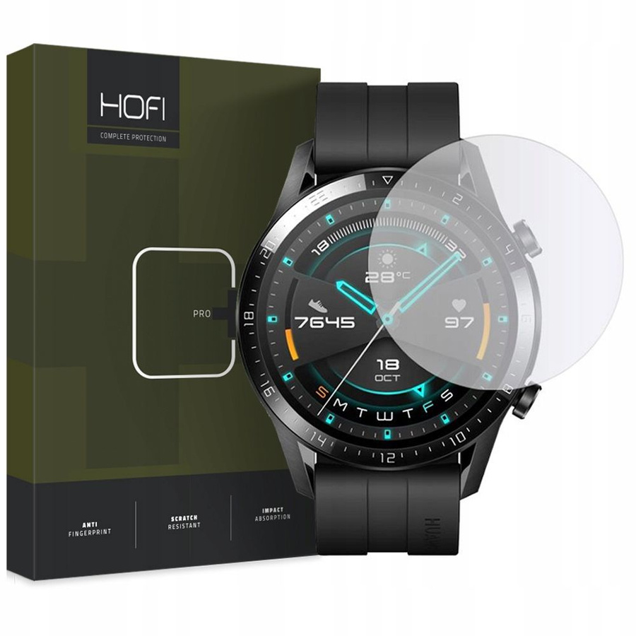 Rūdīts stikls HOFI GLASS PRO+ HUAWEI WATCH GT 2 (46 MM) caurspīdīgs