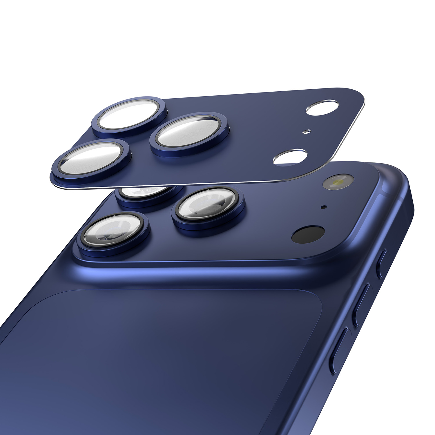 Etteri kameras lēcas aizsargs iPhone 17 Pro Max zils