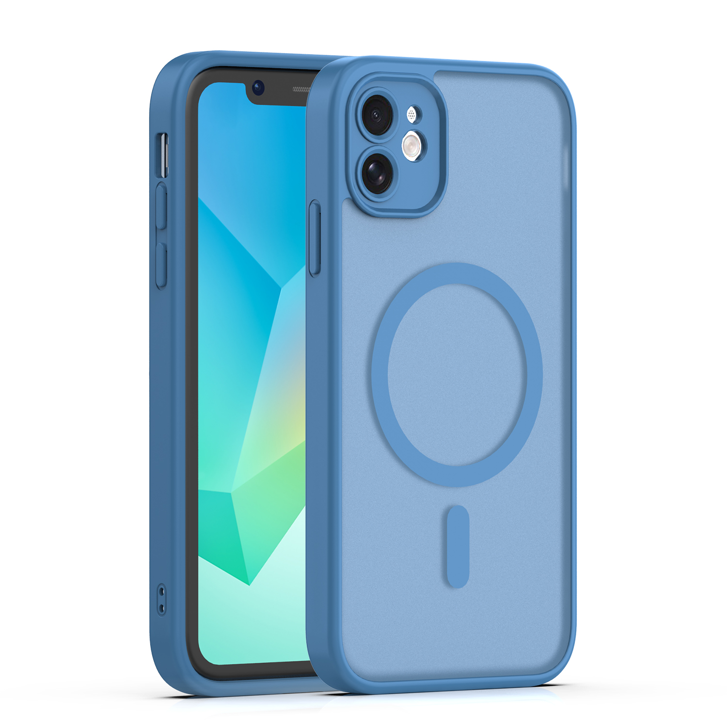 Mag Matt maciņš iPhone 11 tumši zils