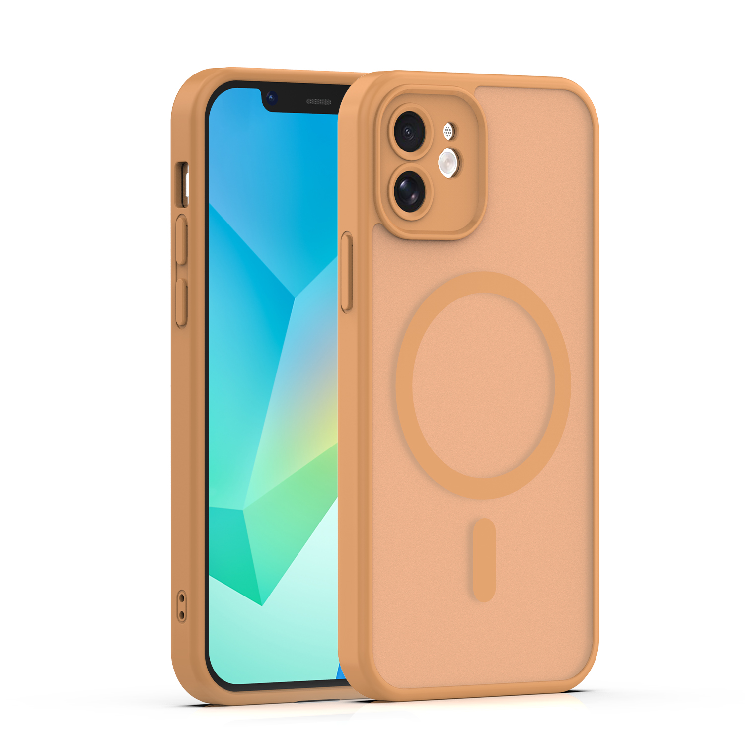 Mag Matt maciņš iPhone 12 6,1" brūns