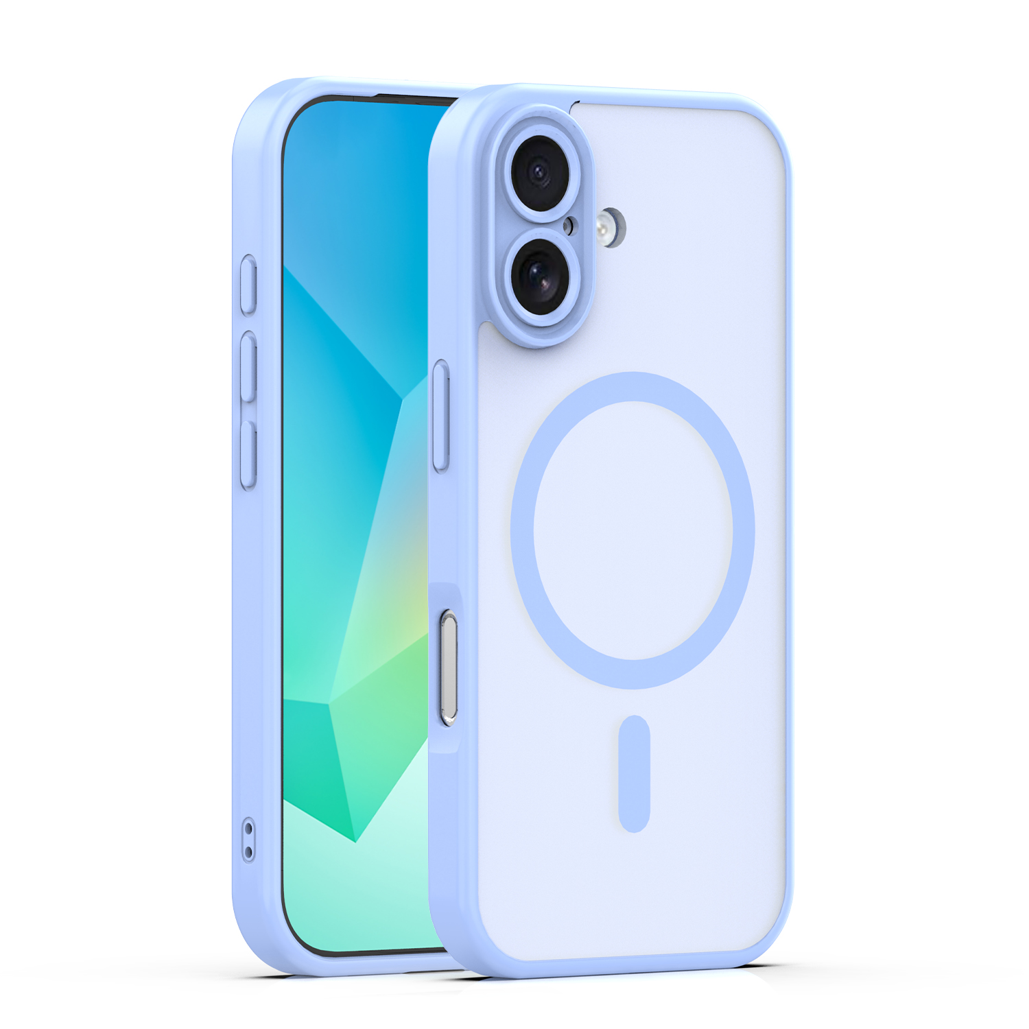 Mag Matt maciņš iPhone 16 6,1" gaiši zils