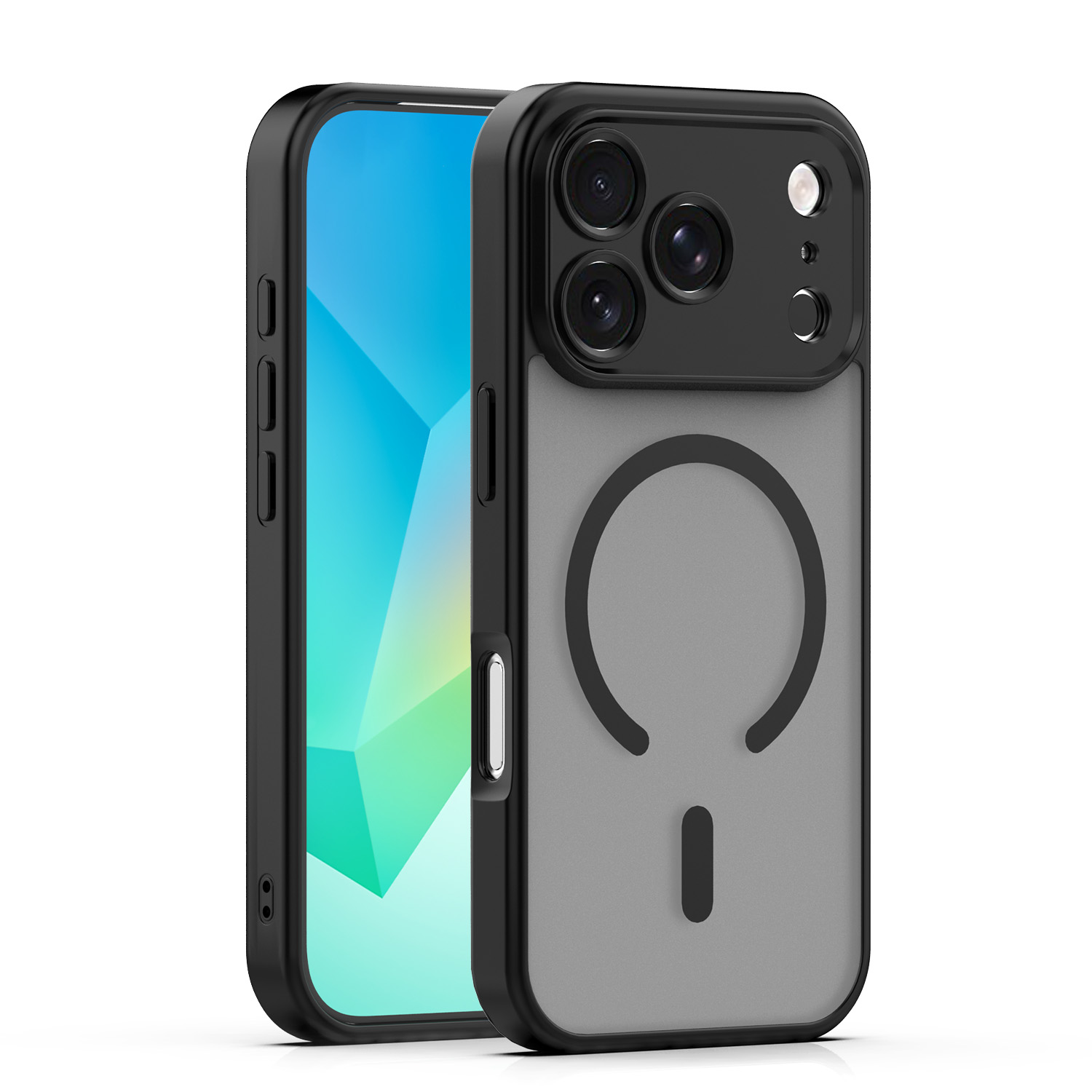 Mag Matt maciņš iPhone 17 Pro Max 6,9'' melns