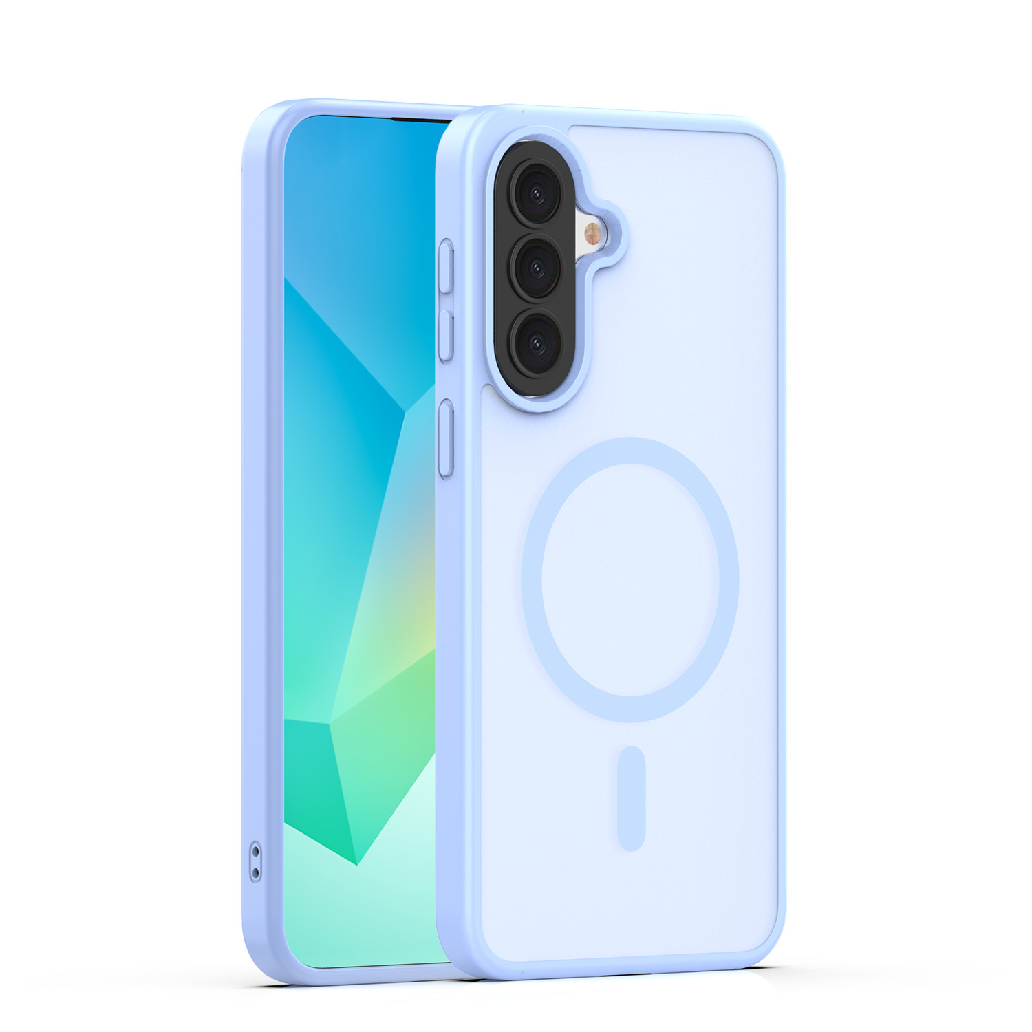 Mag Matt maciņš Samsung Galaxy A37 5G gaiši zils