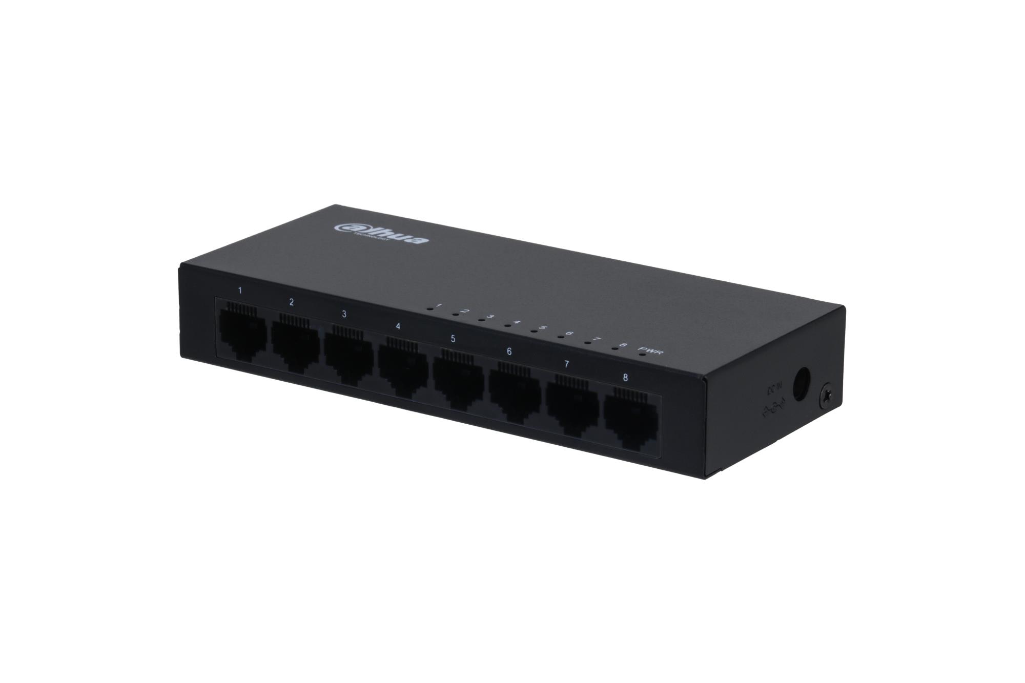 Dahua PFS3008-8GT-V2 komutators, L2, 8x Gigabit