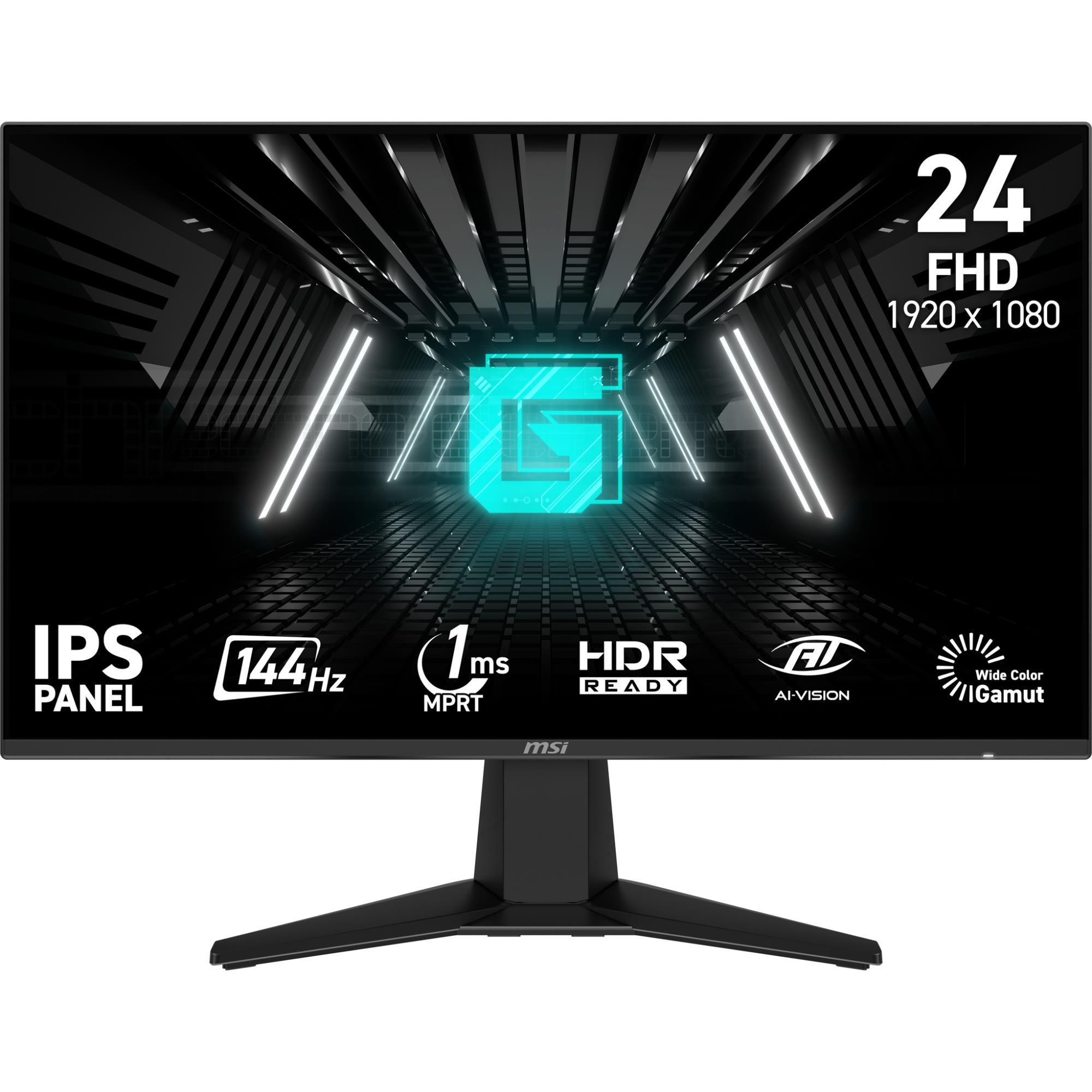 Monitors MSI G242L E14 23.8" spēļu IPS 1920x1080 144Hz 1ms melns