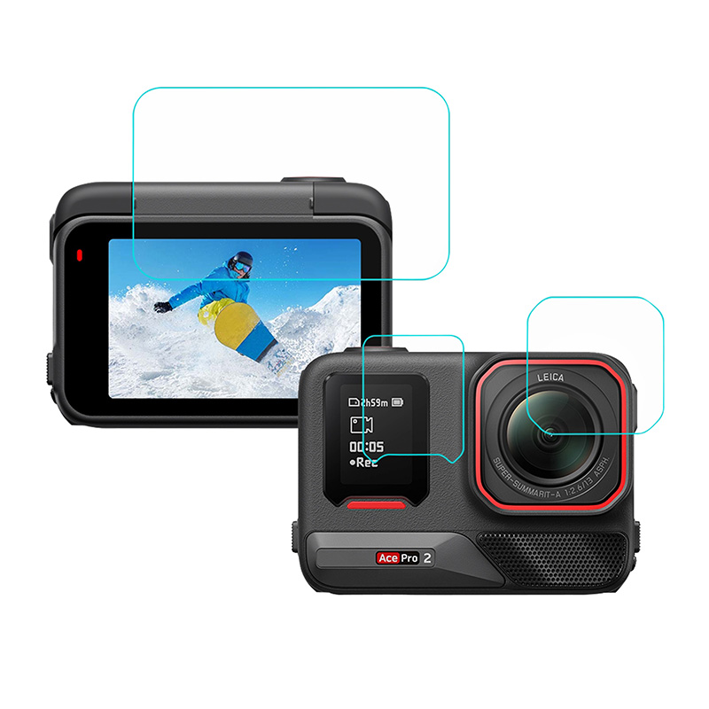 Puluz 3-in-1 aizsargplēve Insta 360 Ace Pro 2