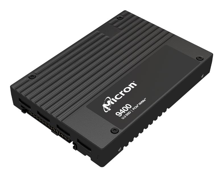 Micron 9400 MAX 6.4TB NVMe SSD disks U.3 lasīšana 7000 MB/s rakstīšana 7000 MB/s