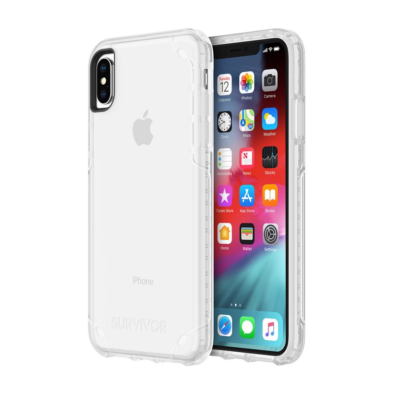 Griffin Survivor Strong - maciņš iPhone Xs Max (Clear)