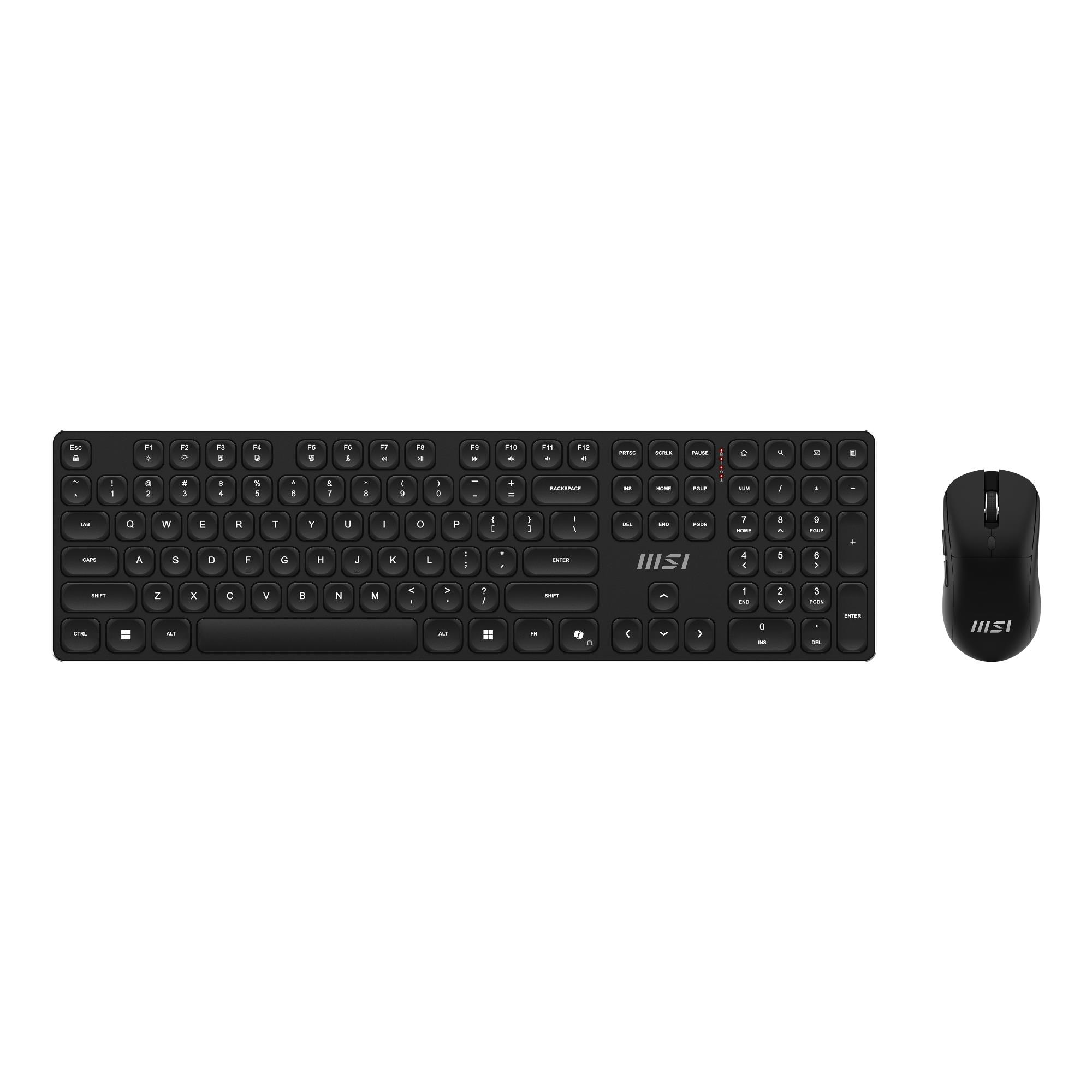 MSI Forge K210 W tastatūra ar peli, US izkārtojums