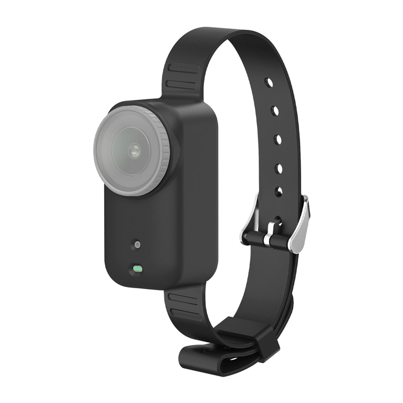 Puluz silikona josla / mājdzīvnieka kaklasiksna DJI Osmo Nano (melna)