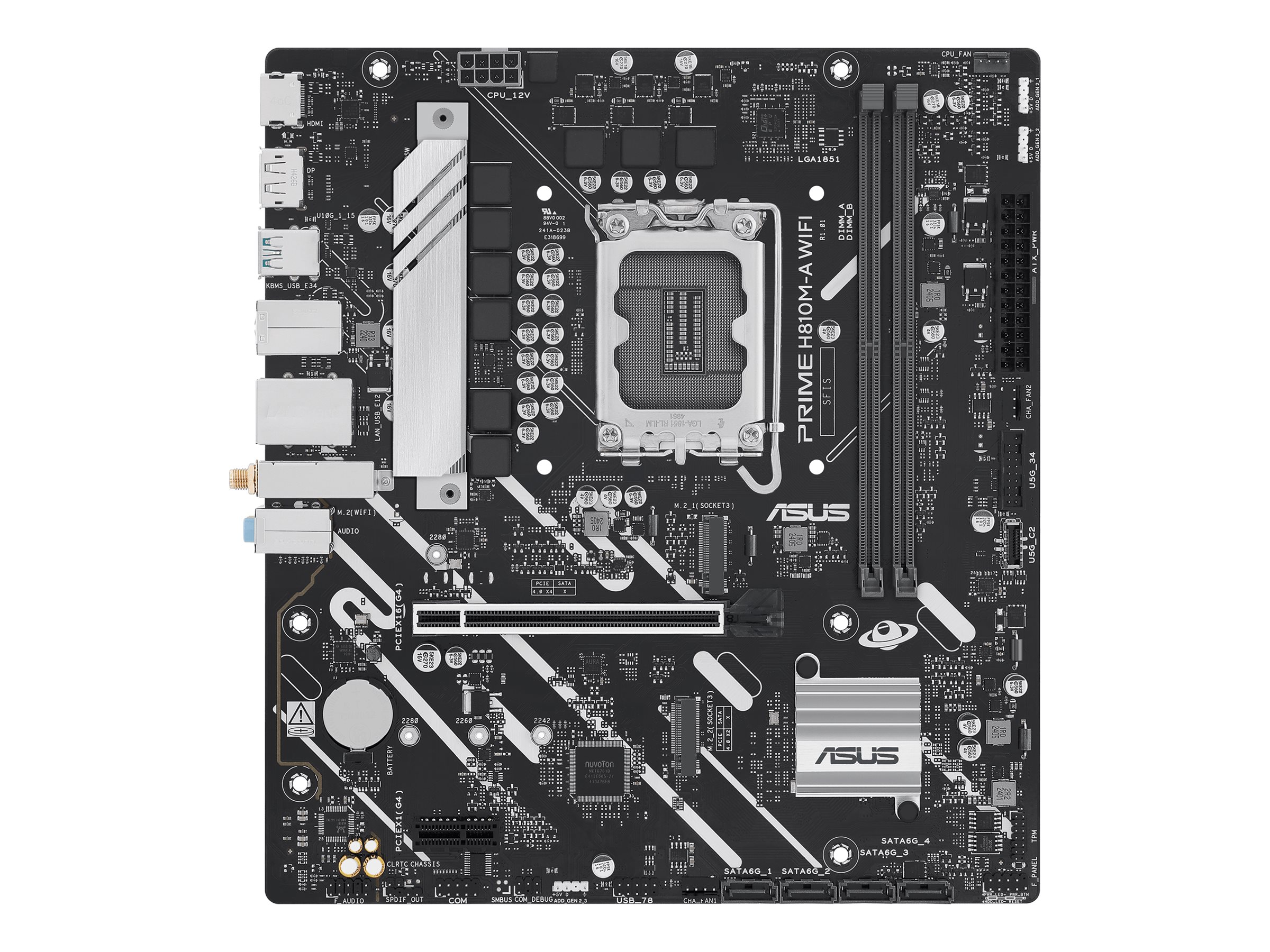 ASUS PRIME H810M-A WIFI LGA1851 DDR5 mātesplate